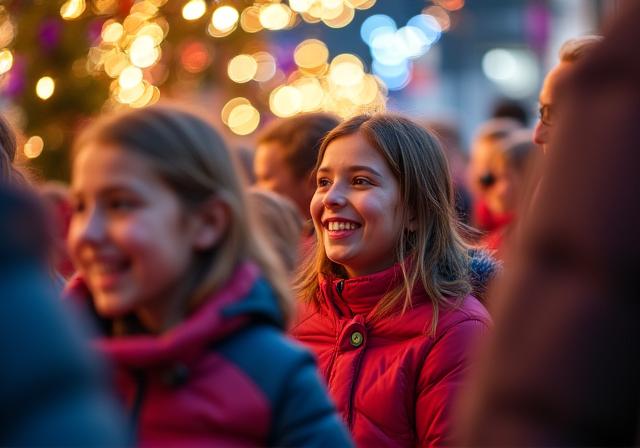 Community members celebrating at a seasonal event in Dublin organised by Solstice Social Initiatives